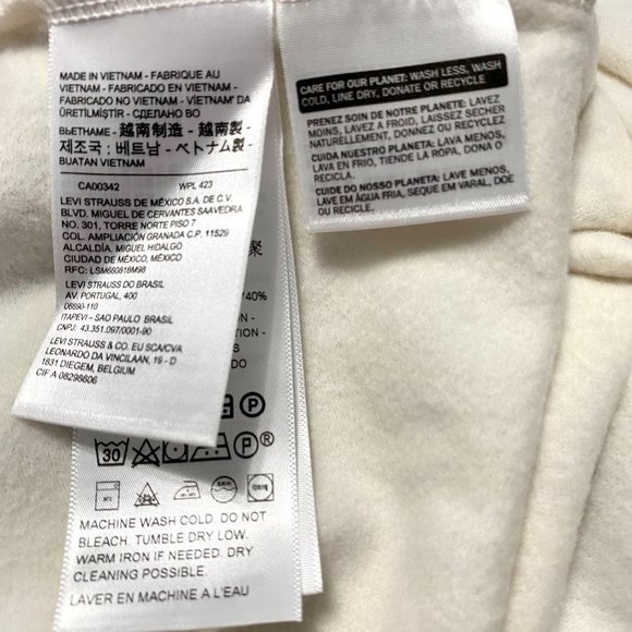 Levi's Colorblock Crewneck Sweatshirt Size X-Large - Picture 8 of 12